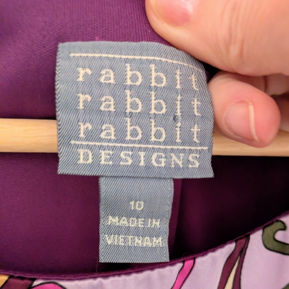 Rabbit Rabbit Rabbit Multicolor Long Sleeve Dress - Picture 2 of 3